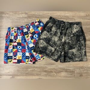 Colorful Columbia and Camouflage Under Armour Shorts Set Men’s Large